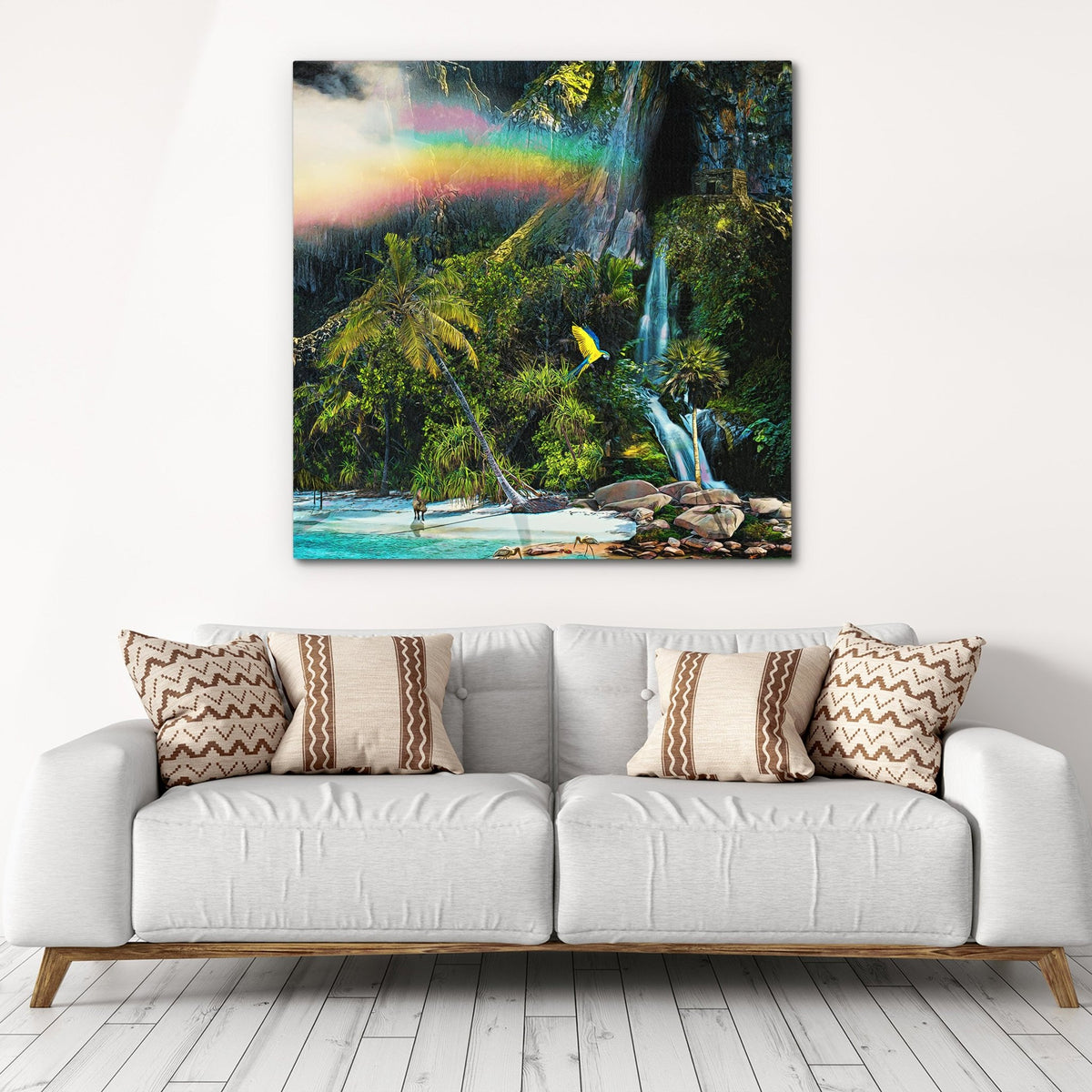 Follow the Rainbow [A3] - Thedopeart Canvas