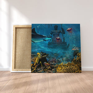 God of the Sea [C3] - Thedopeart Canvas