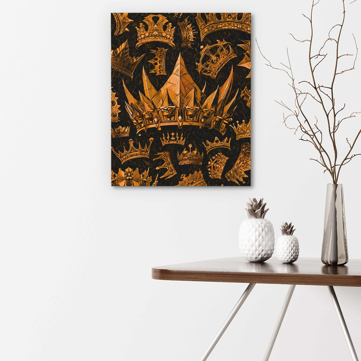 Gold Crowns - Thedopeart Canvas