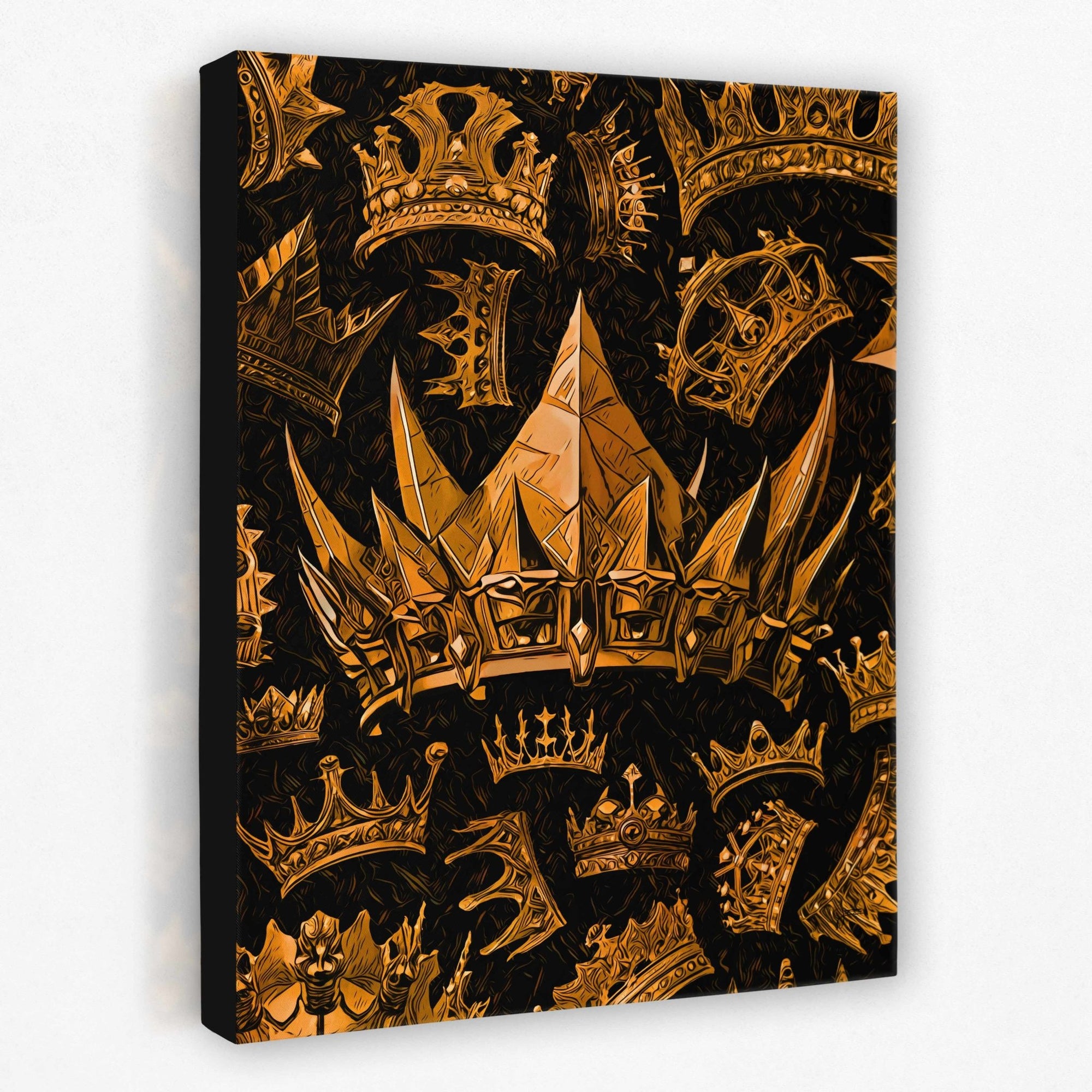 Gold Crowns - Thedopeart Canvas