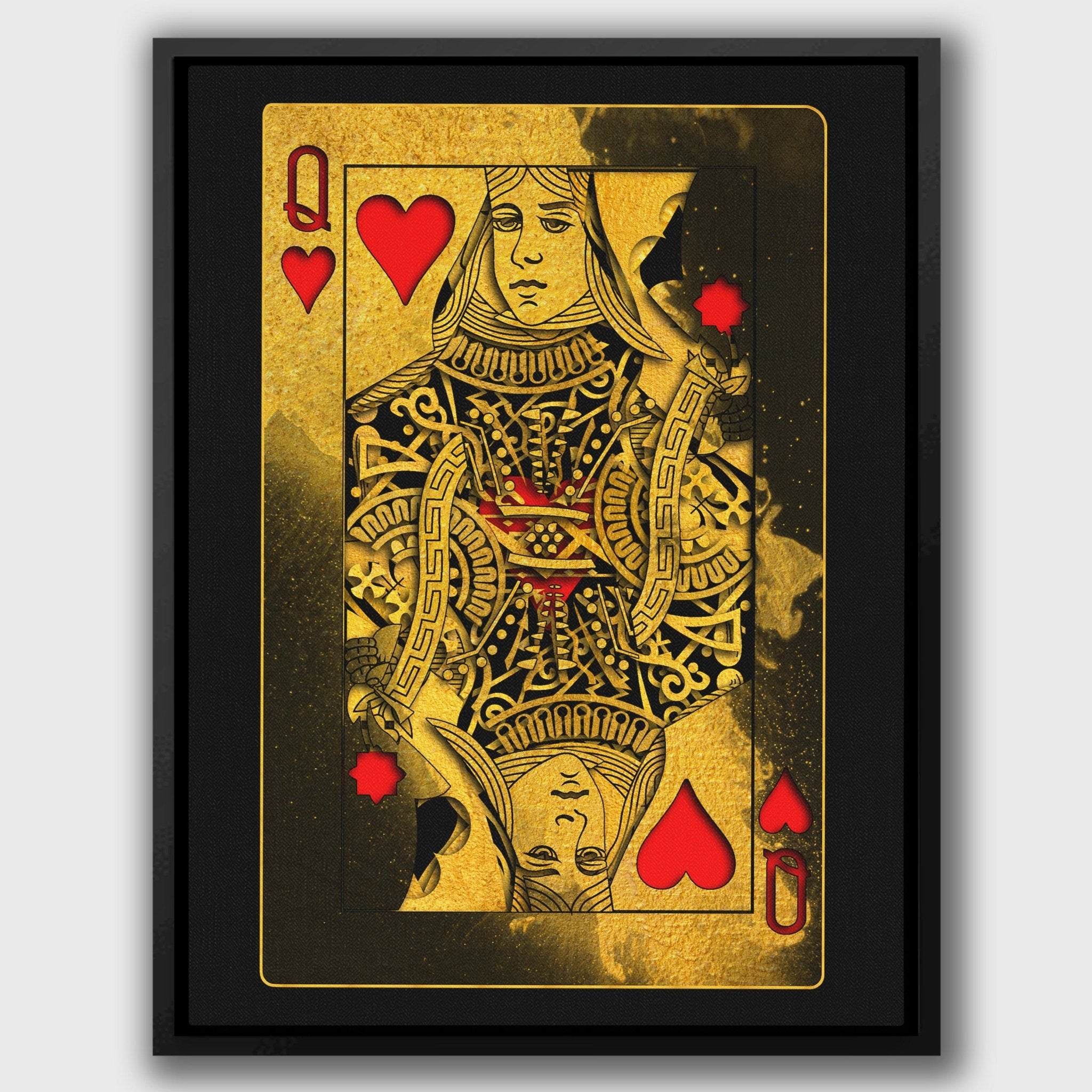 Queen Of Hearts Playing Card