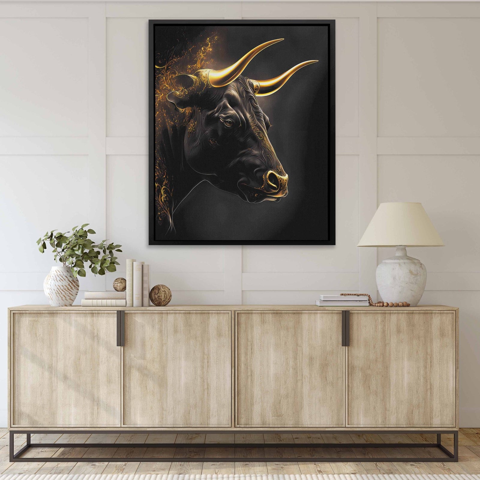 Golden Bull - Thedopeart