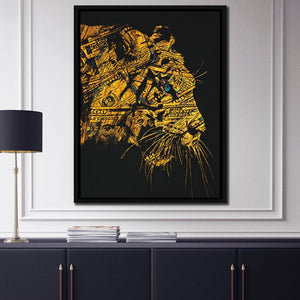 Golden Tiger Hype Beast - Thedopeart Canvas