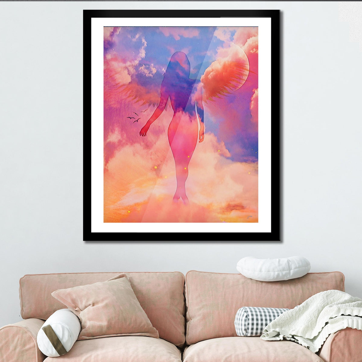 Guardian Angel Semi-gloss Print - Thedopeart Prints