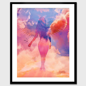 Guardian Angel Semi-gloss Print - Thedopeart Prints