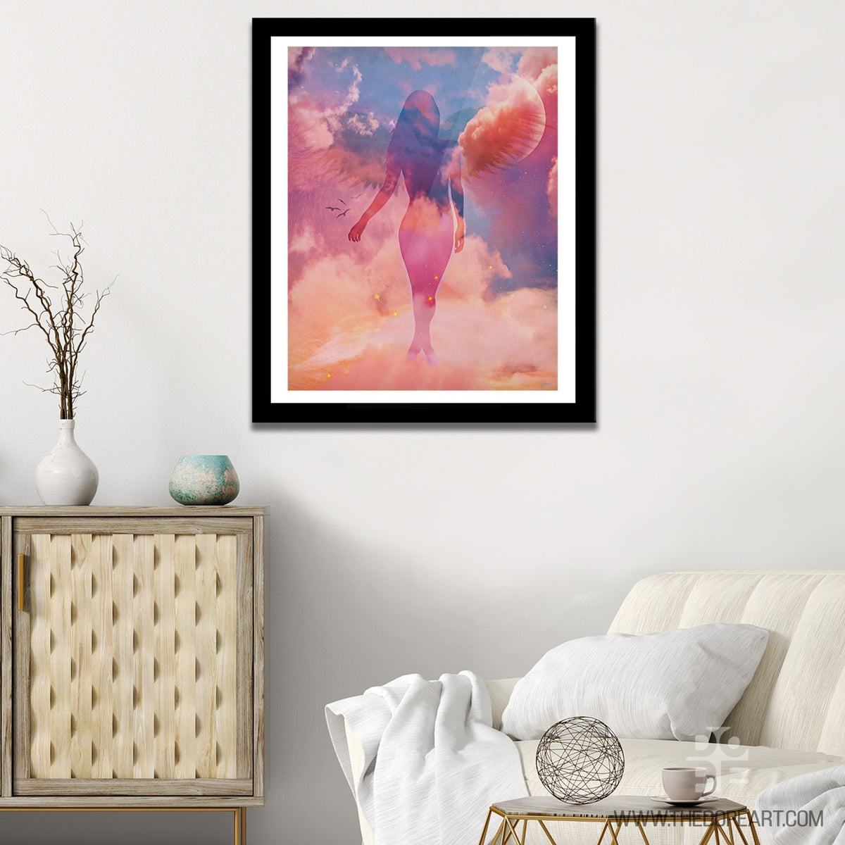 Guardian Angel Semi-gloss Print - Thedopeart Prints