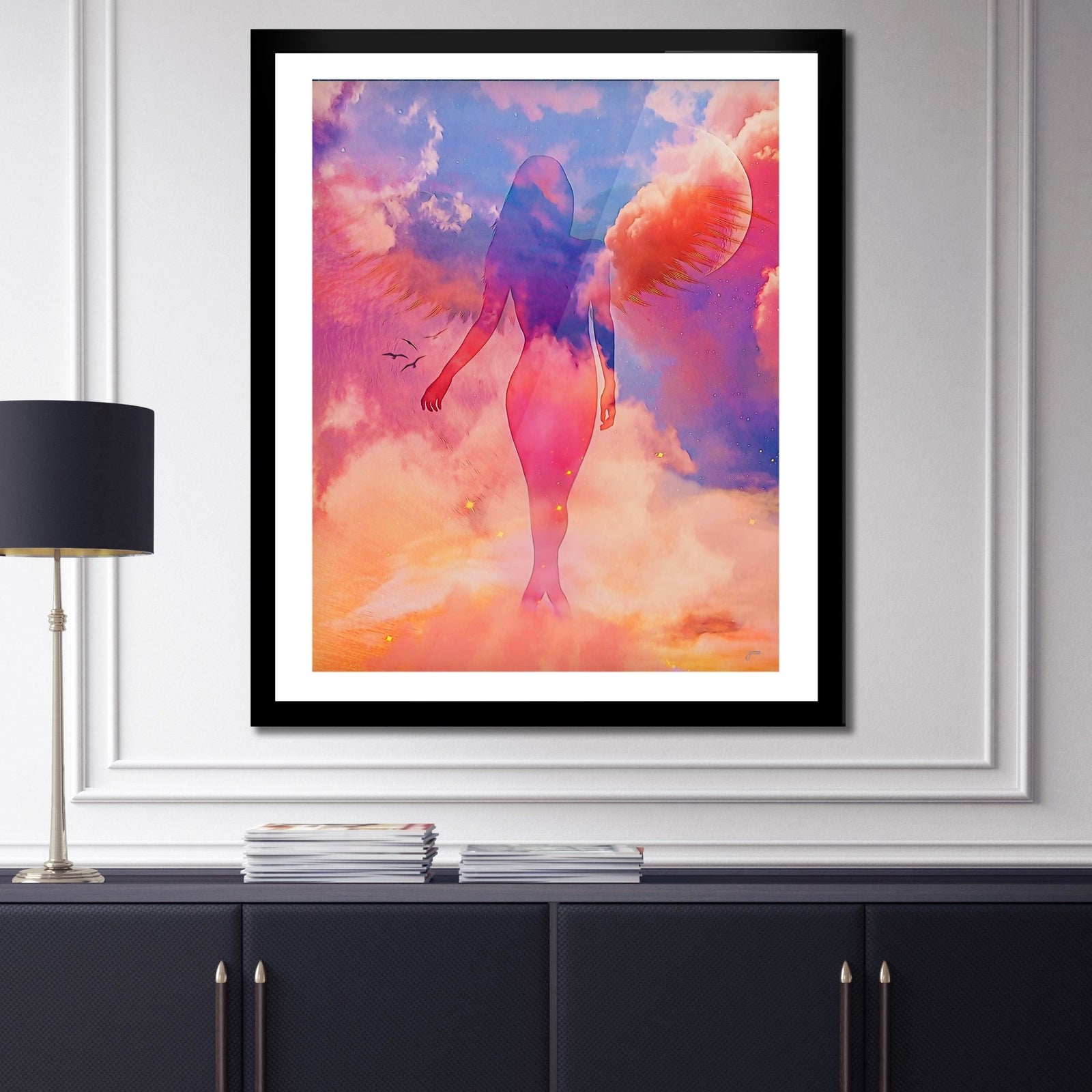 Guardian Angel Semi-gloss Print - Thedopeart Prints
