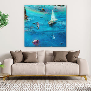 Isle of Azul [B3] - Thedopeart Canvas