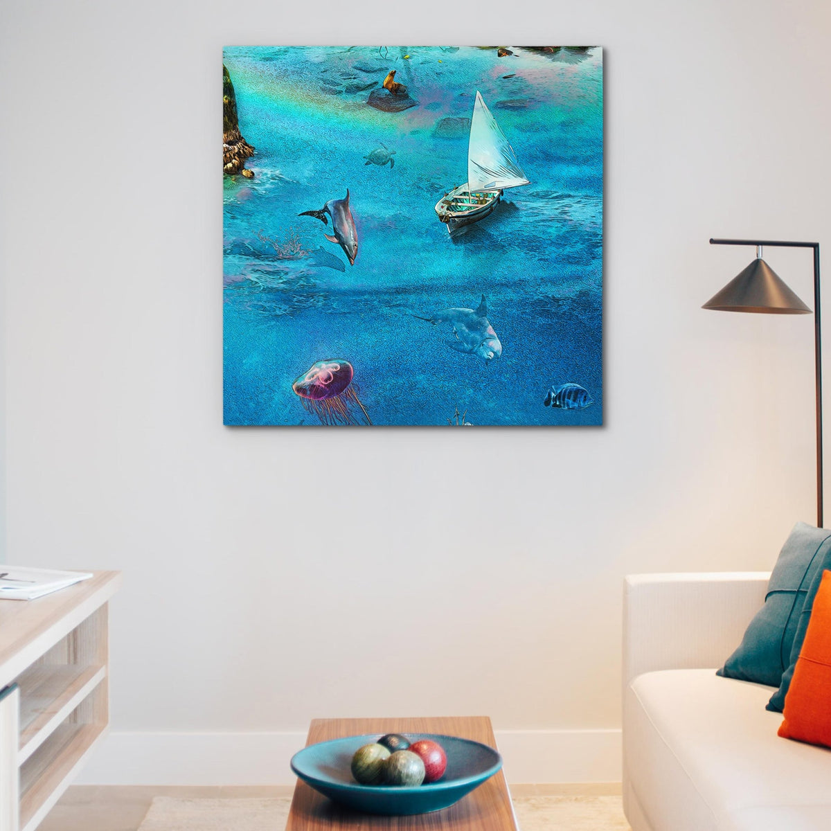 Isle of Azul [B3] - Thedopeart Canvas