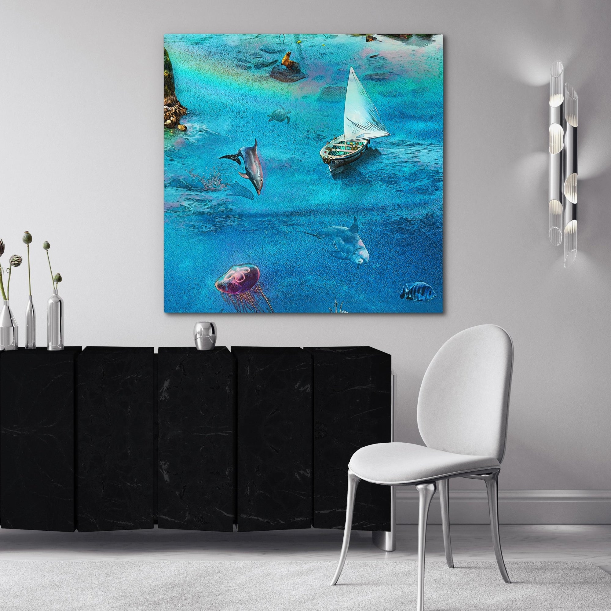 Isle of Azul [B3] - Thedopeart Canvas