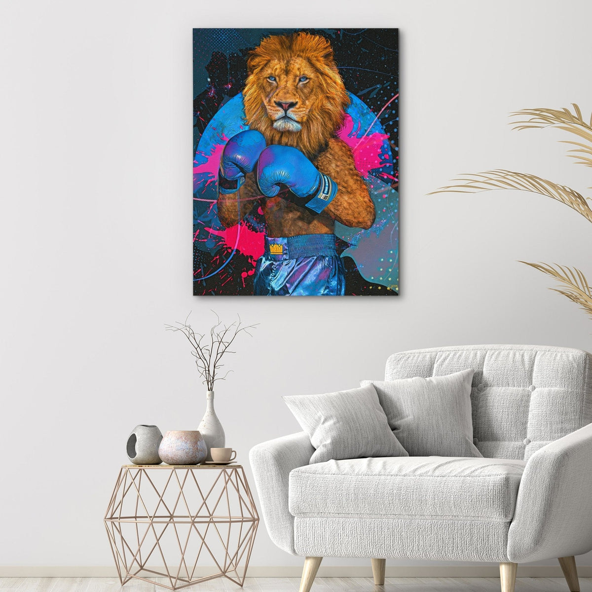 Let's Dance Boxer - Thedopeart Canvas