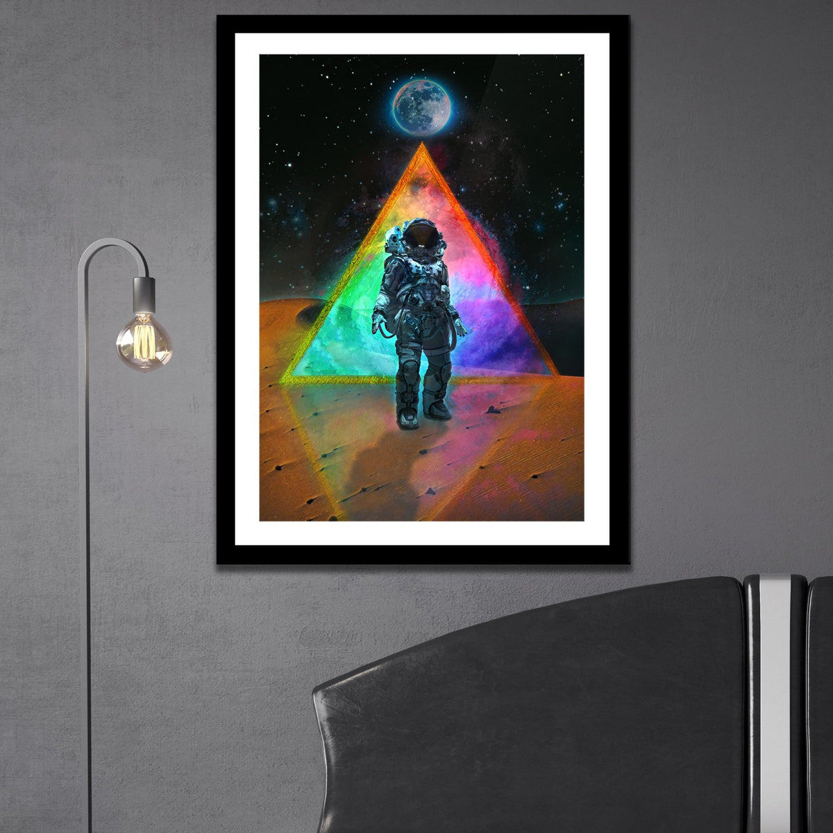 Man On Mars Semi-gloss Print - Thedopeart Prints
