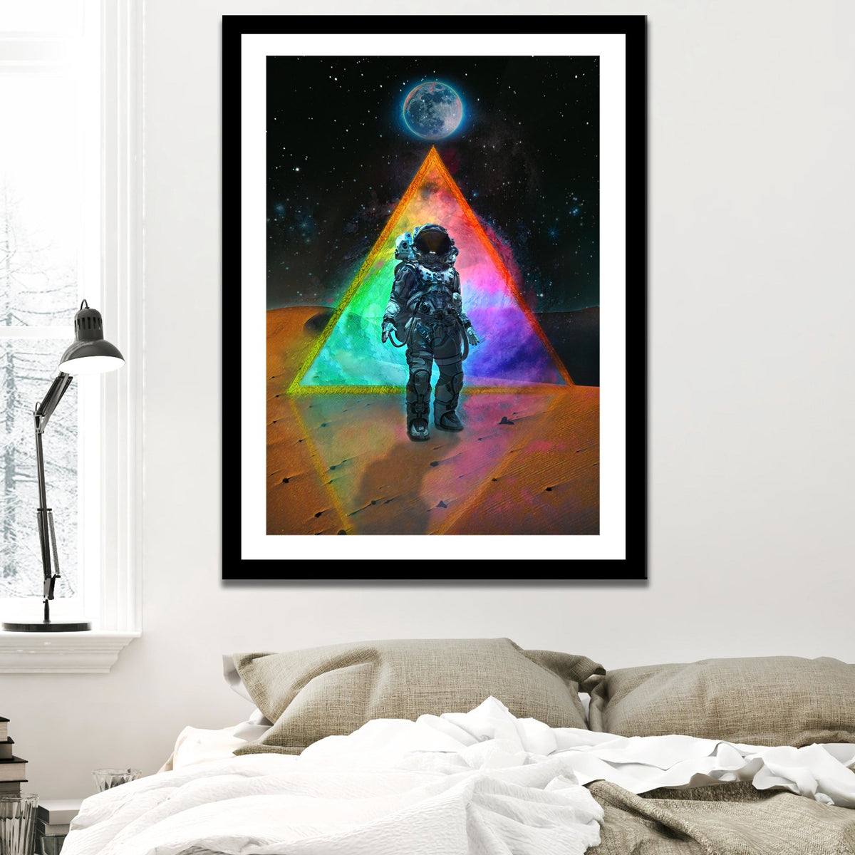Man On Mars Semi-gloss Print - Thedopeart Prints
