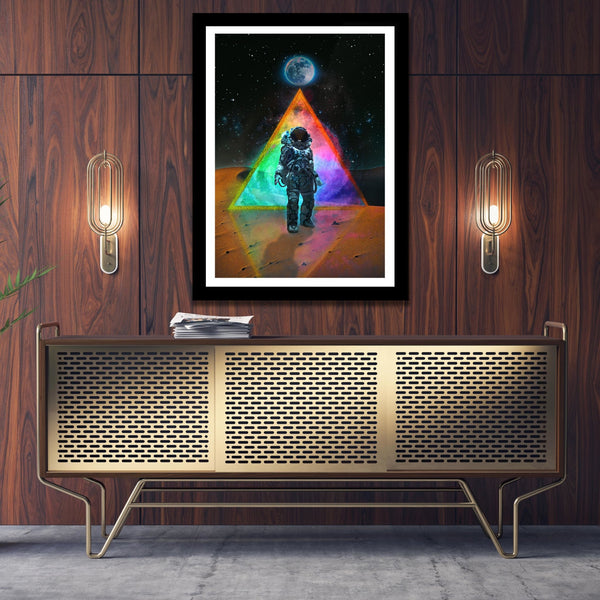 Man On Mars Semi-gloss Print - Thedopeart Prints