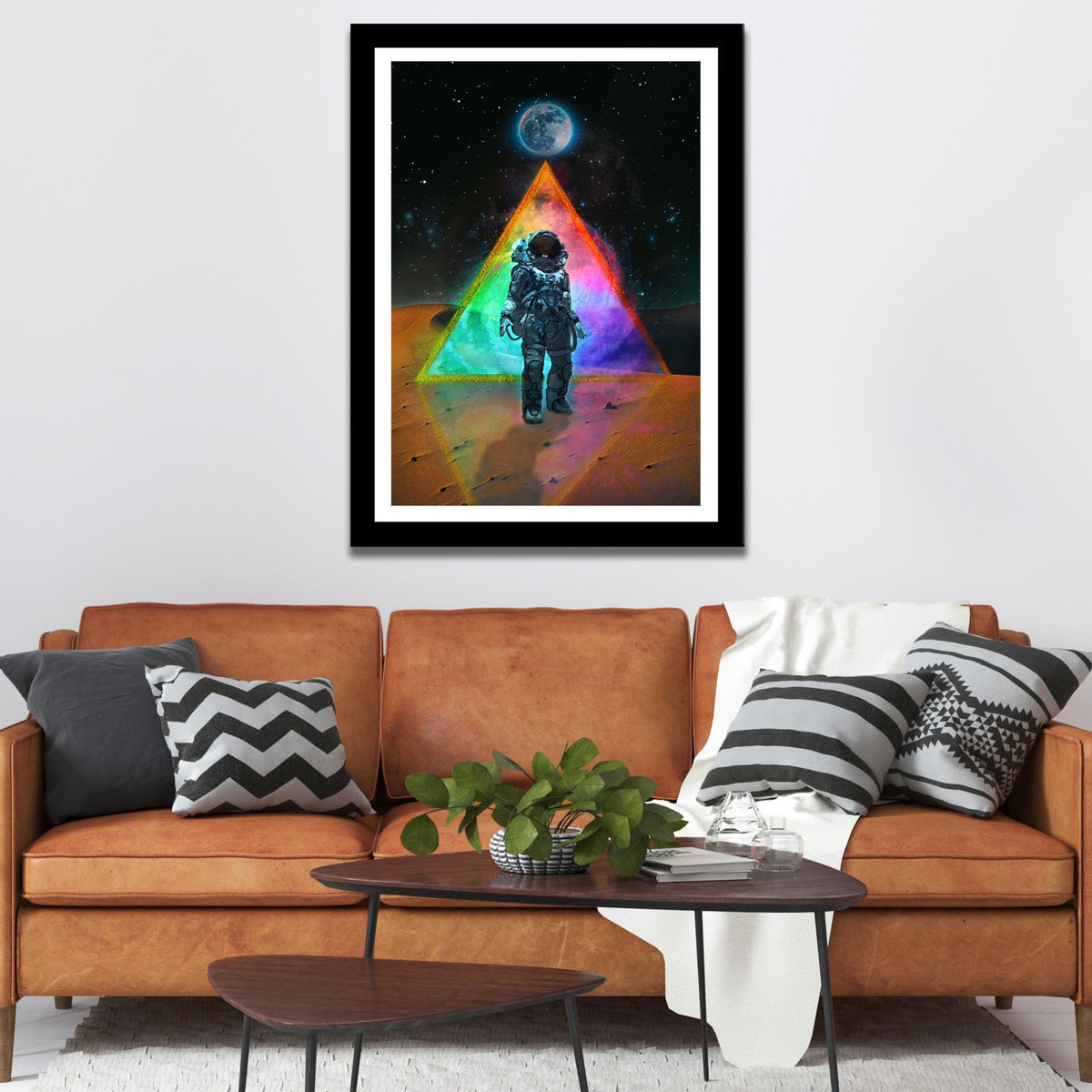 Man On Mars Semi-gloss Print - Thedopeart Prints