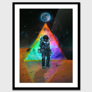 Man On Mars Semi-gloss Print - Thedopeart Prints