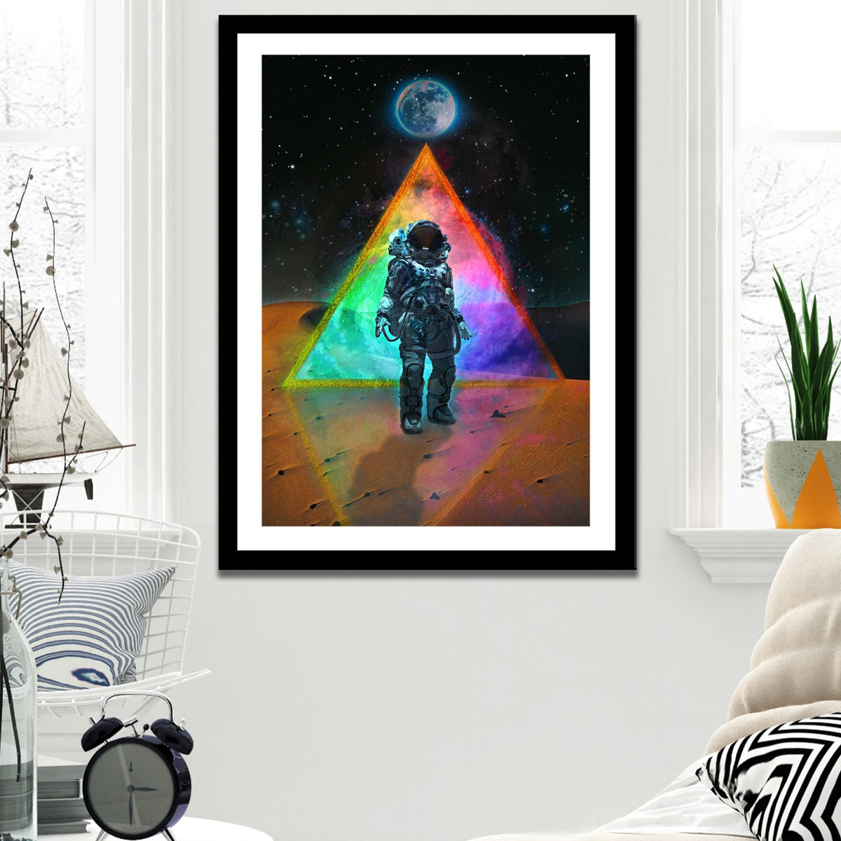 Man On Mars Semi-gloss Print - Thedopeart Prints