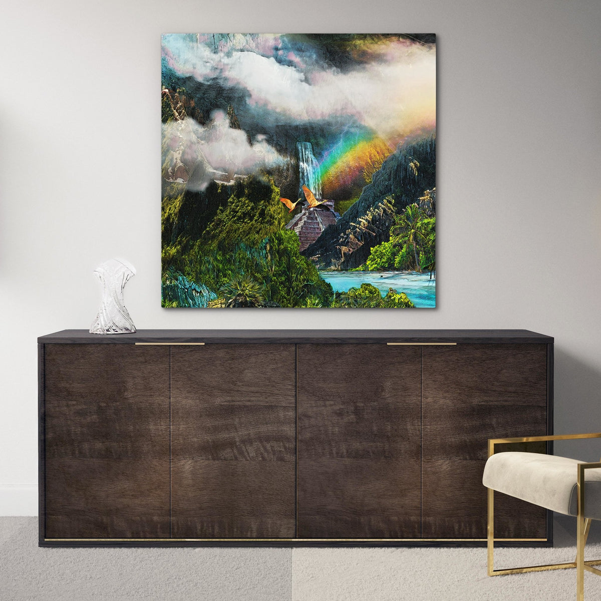 Mayan Temple [A2] - Thedopeart Canvas