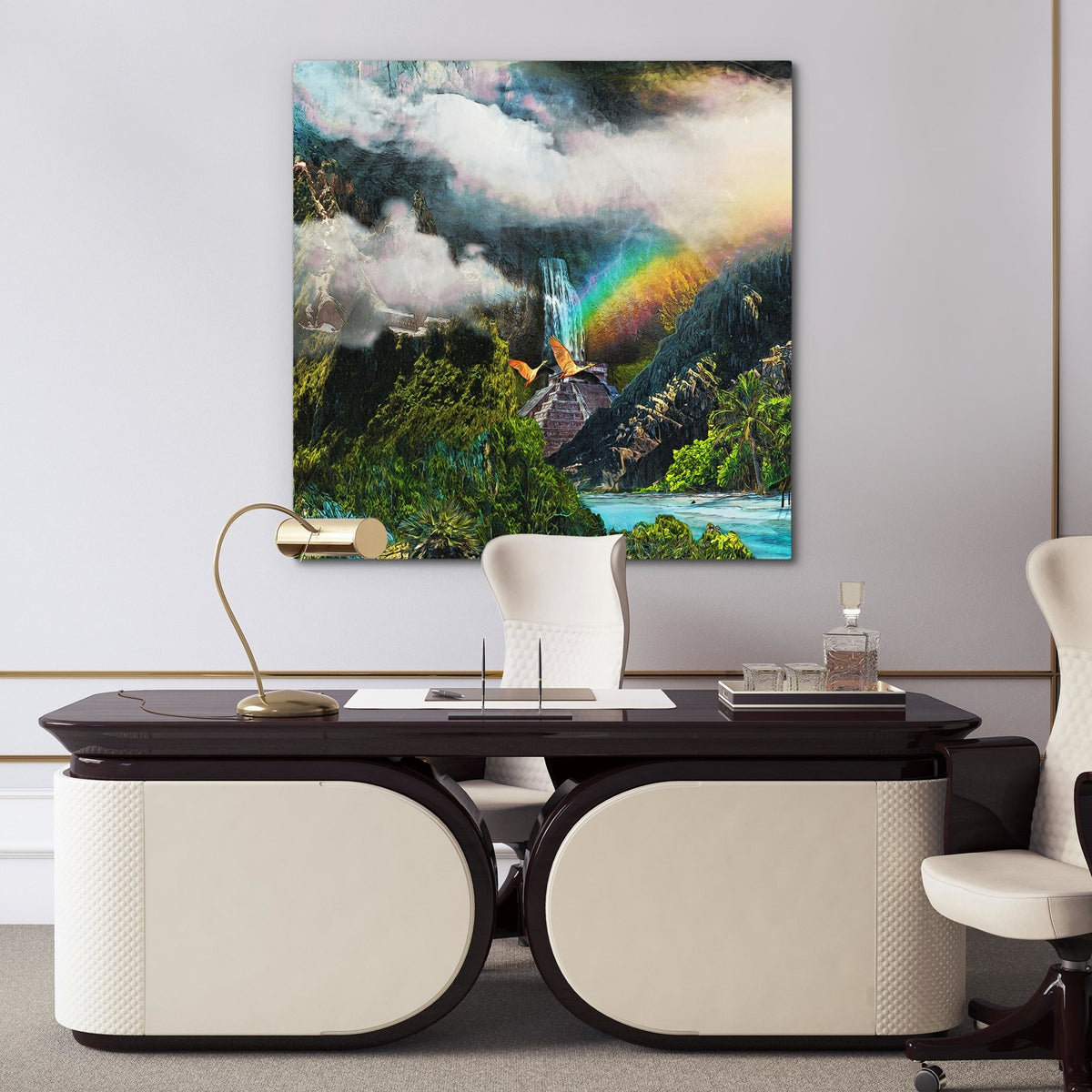 Mayan Temple [A2] - Thedopeart Canvas