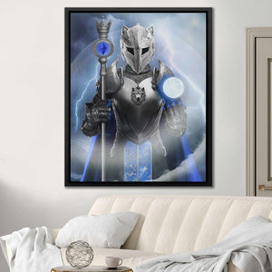 Moon Wolf Guardian - Thedopeart Canvas
