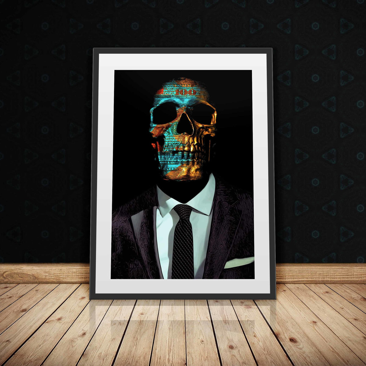 Never Stop Hustling Semi-gloss Print - Thedopeart Prints