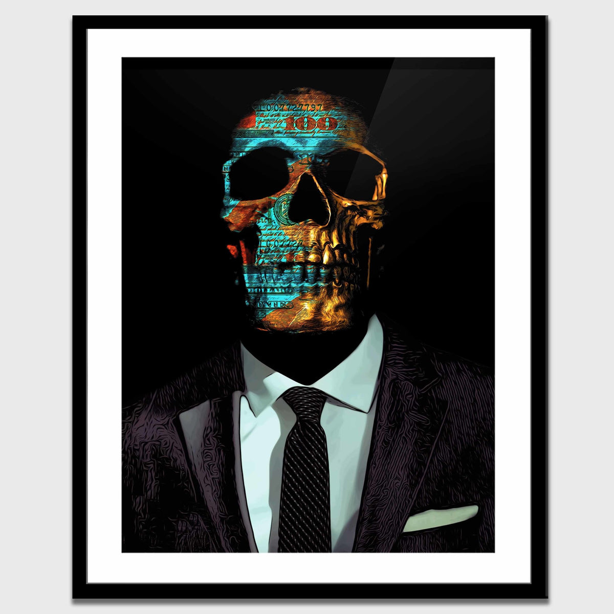Never Stop Hustling Semi-gloss Print - Thedopeart Prints