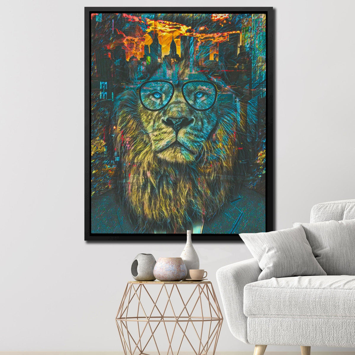 NYC Business Lion - Thedopeart Canvas