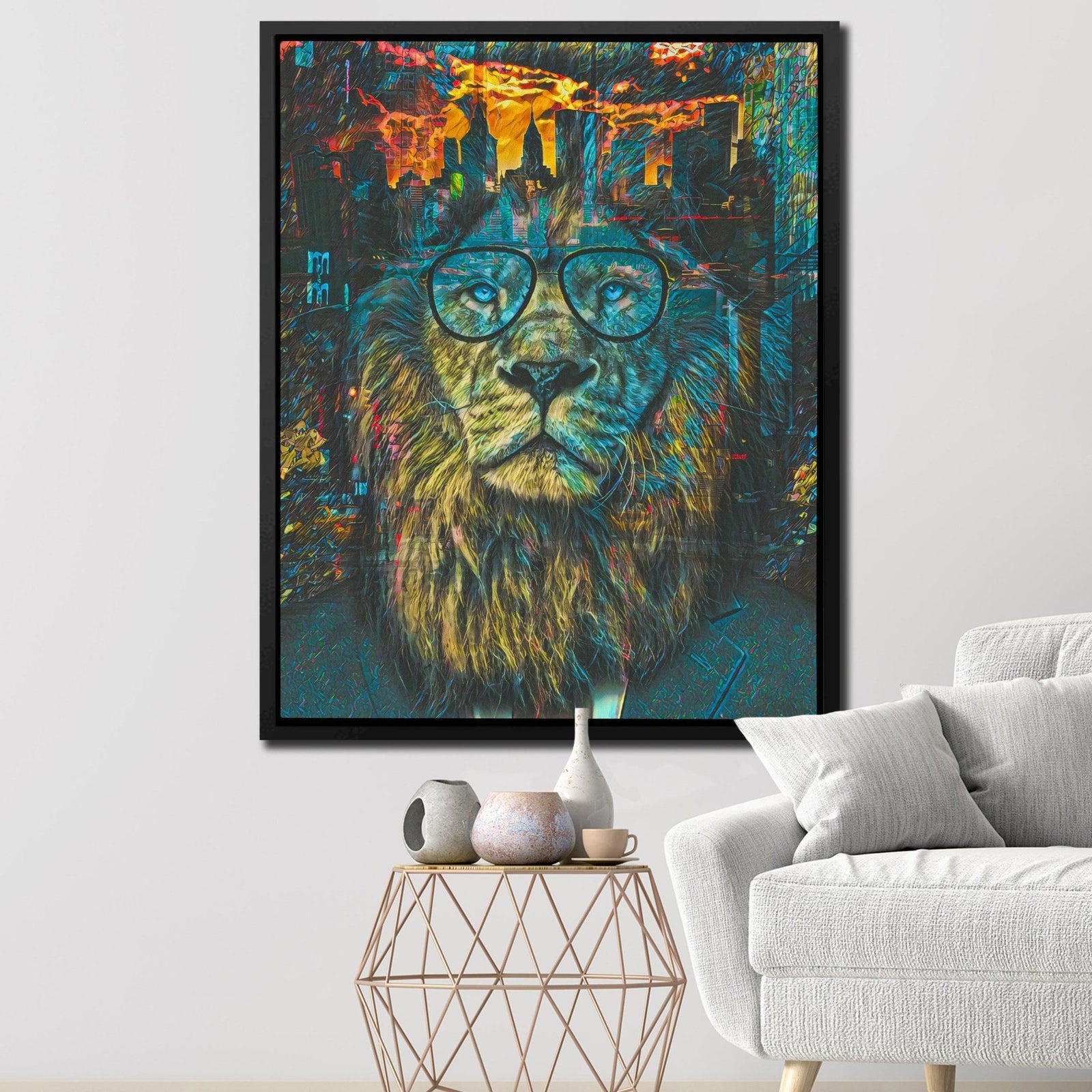 NYC Business Lion - Thedopeart Canvas
