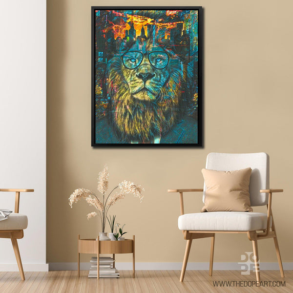 NYC Business Lion - Thedopeart Canvas