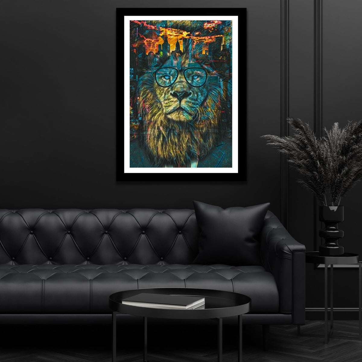 NYC Business Lion Semi-gloss Print - Thedopeart Prints