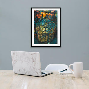 NYC Business Lion Semi-gloss Print - Thedopeart Prints