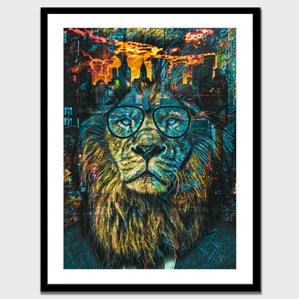 NYC Business Lion Semi-gloss Print - Thedopeart Prints