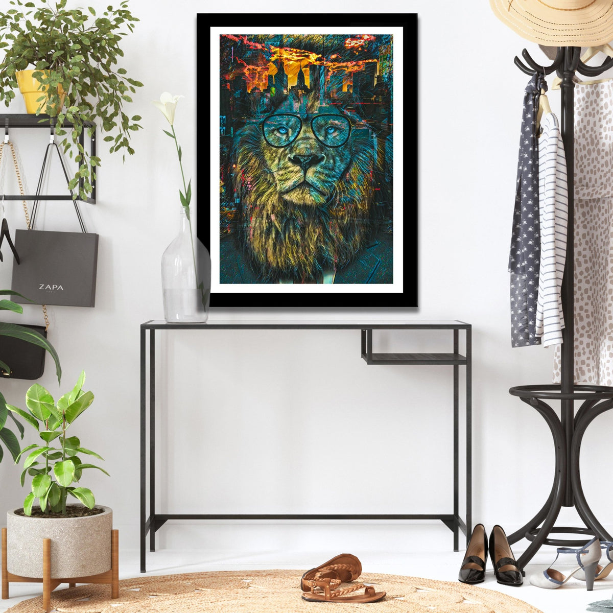 NYC Business Lion Semi-gloss Print - Thedopeart Prints