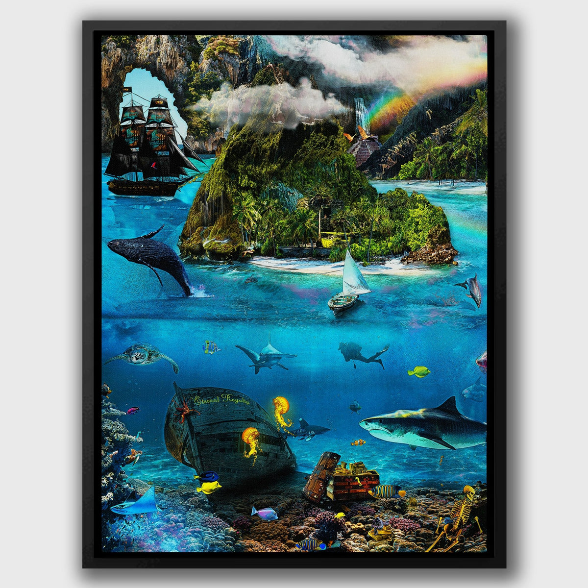 Paradise Island - Thedopeart Canvas