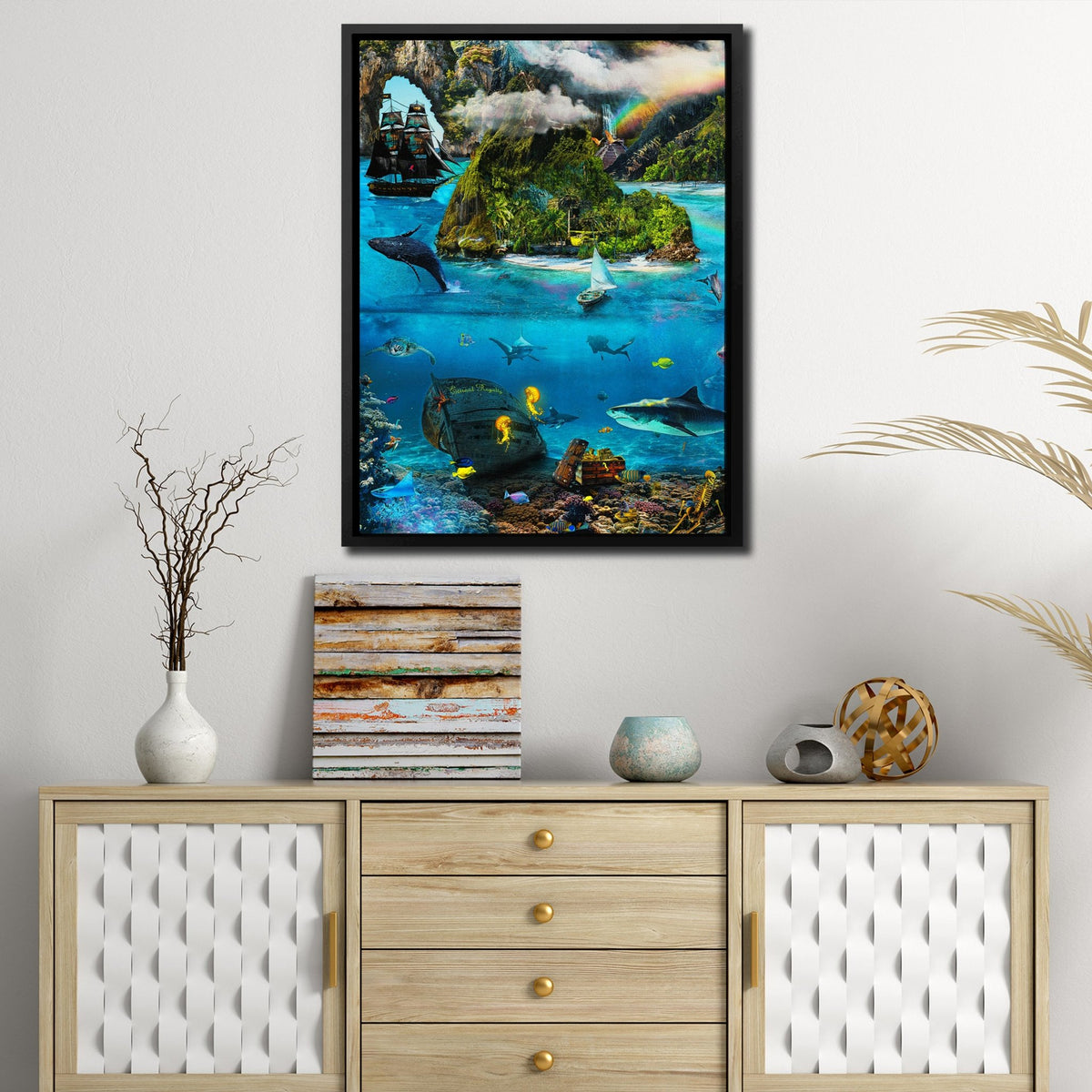 Paradise Island - Thedopeart Canvas