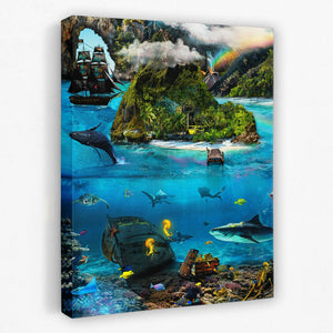 Paradise Island - Thedopeart Canvas