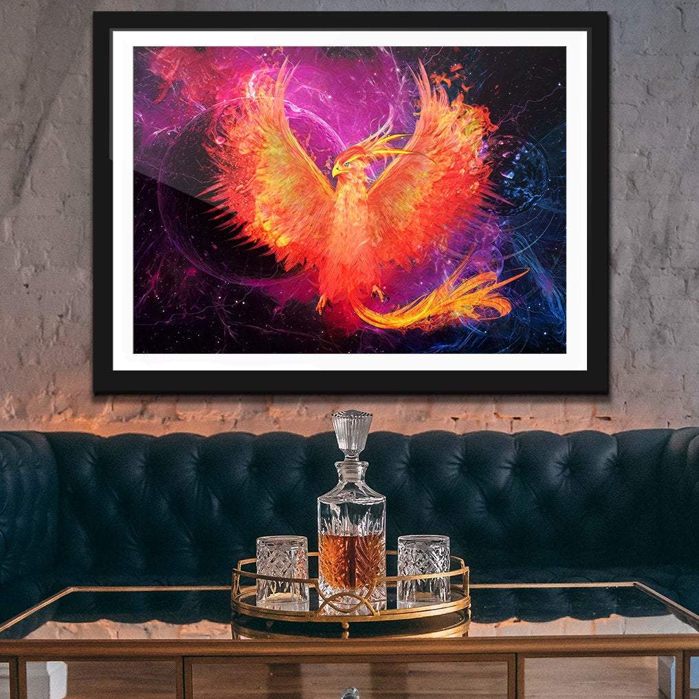 Phoenix Rebirth Semi-gloss Print - Thedopeart Prints