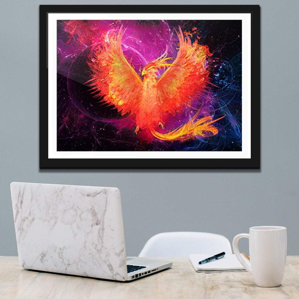 Phoenix Rebirth Semi-gloss Print - Thedopeart Prints
