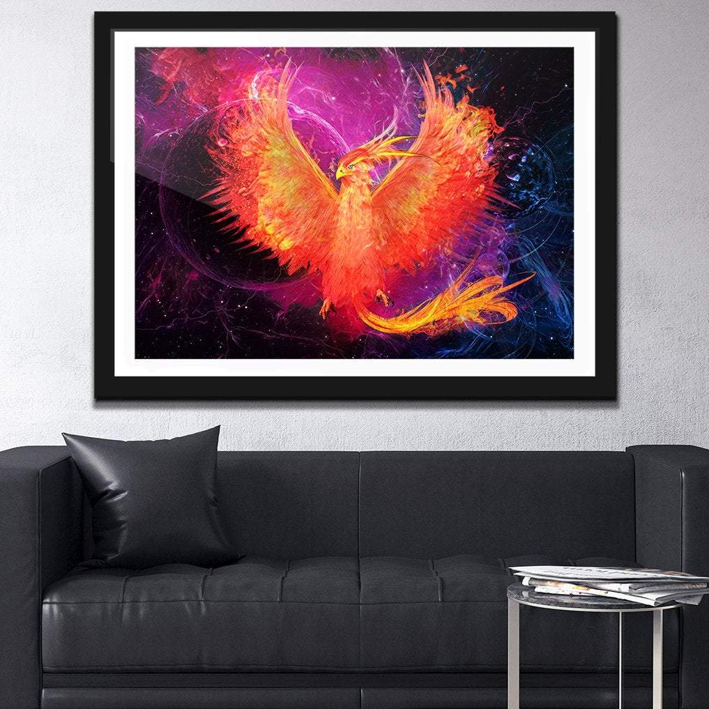 Phoenix Rebirth Semi-gloss Print - Thedopeart Prints
