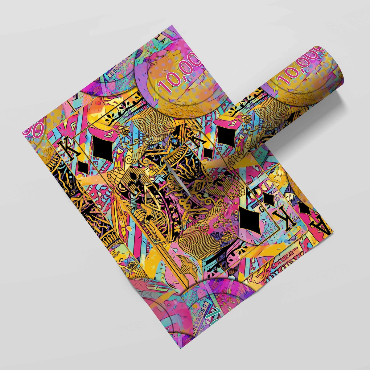 Pink King and Queen Couple Semi-Gloss Prints - Thedopeart Prints