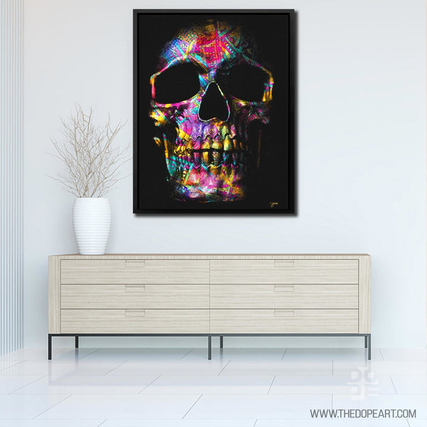 Pink $kull - Thedopeart Canvas