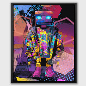 Pink Money Drip Droid - Thedopeart Canvas