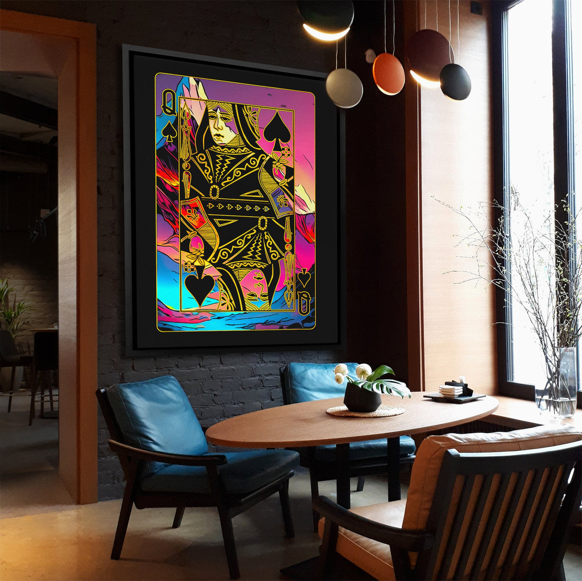 Pink Queen of Spades - Thedopeart