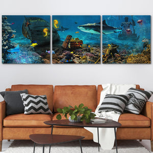 Pirate Island 9 Piece Set - Thedopeart Canvas