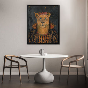 Queen of Lions - Thedopeart Canvas