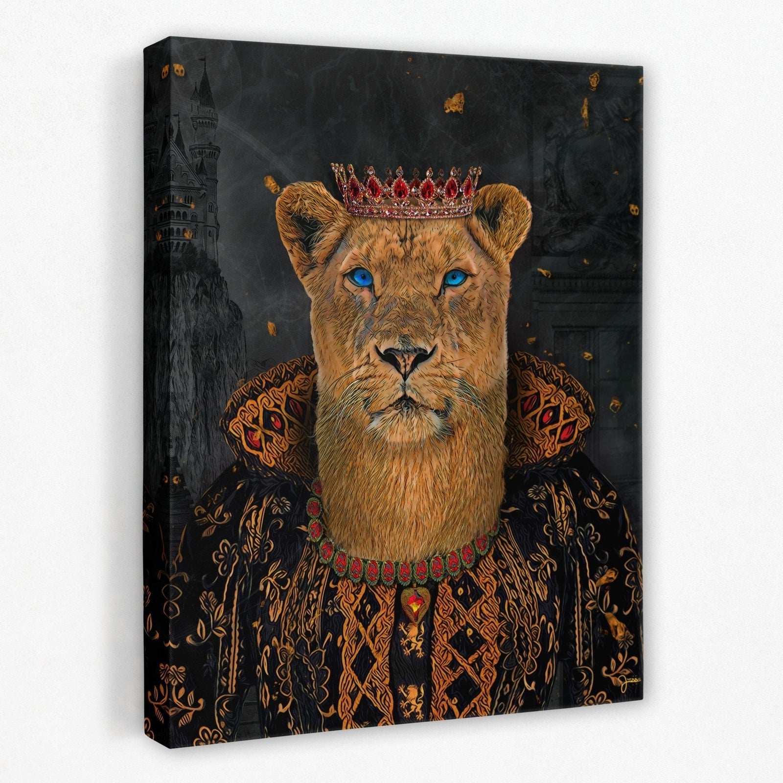 Queen of Lions - Thedopeart Canvas