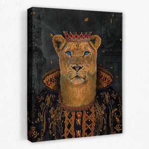 Queen of Lions - Thedopeart Canvas