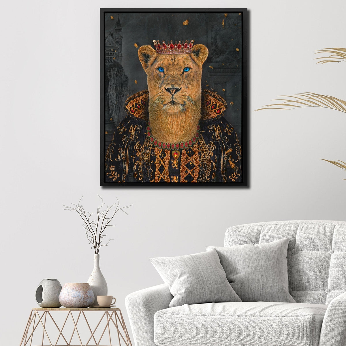 Queen of Lions - Thedopeart Canvas
