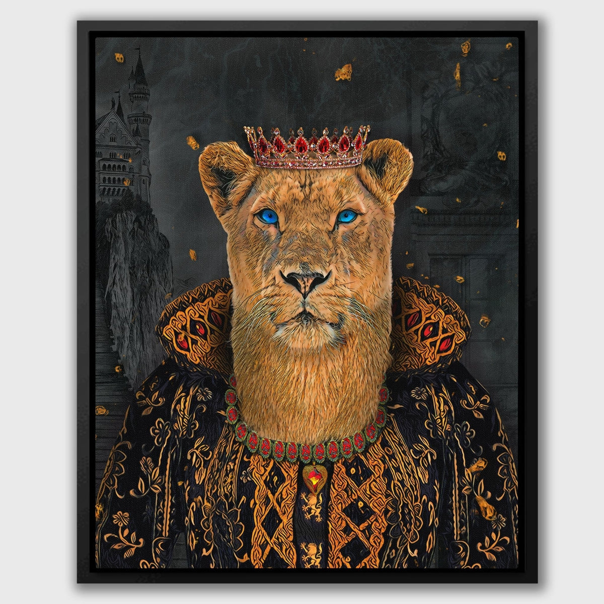 Queen of Lions - Thedopeart Canvas