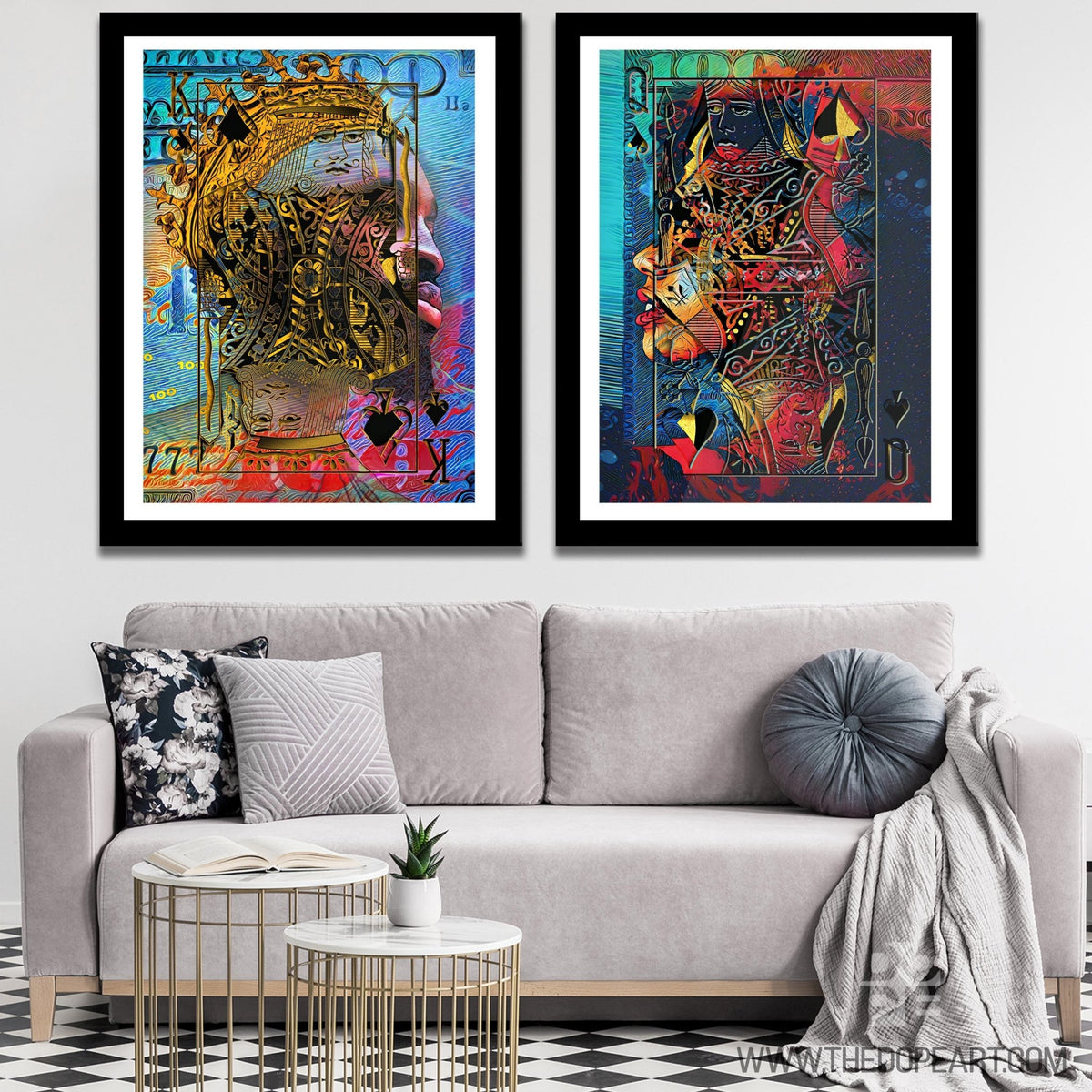 Royal Couple Semi-Gloss Prints - Thedopeart Prints